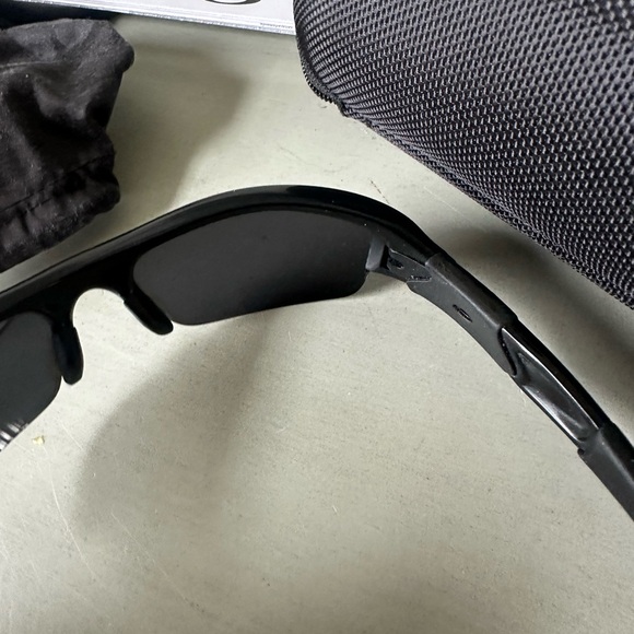 Oakley flak jacket XLJ matte black grey polarized - Picture 14 of 16